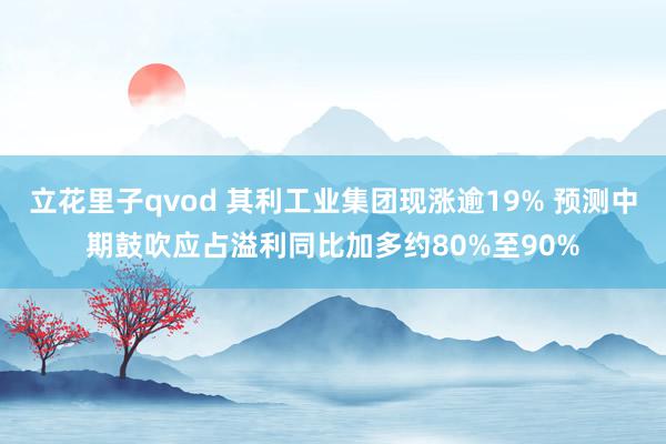 立花里子qvod 其利工业集团现涨逾19% 预测中期鼓吹应占溢利同比加多约80%至90%