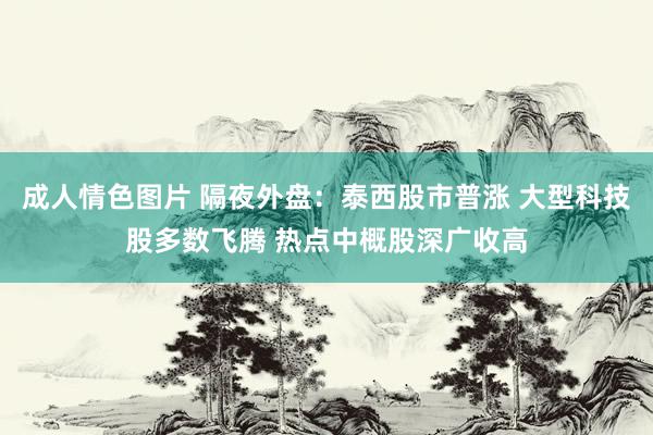 成人情色图片 隔夜外盘：泰西股市普涨 大型科技股多数飞腾 热点中概股深广收高