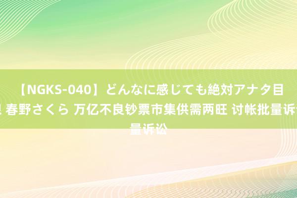 【NGKS-040】どんなに感じても絶対アナタ目線 春野さくら 万亿不良钞票市集供需两旺 讨帐批量诉讼