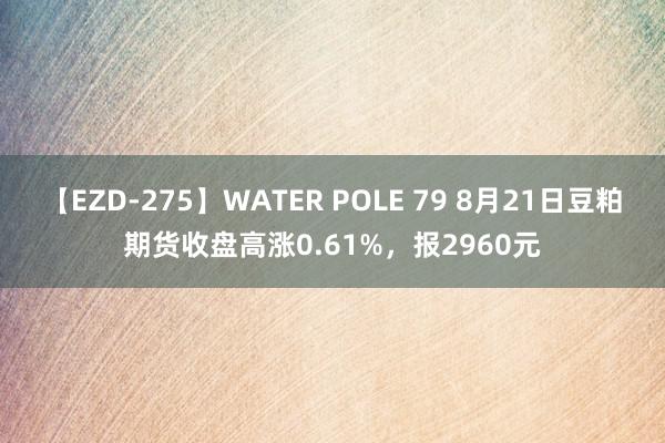 【EZD-275】WATER POLE 79 8月21日豆粕期货收盘高涨0.61%，报2960元