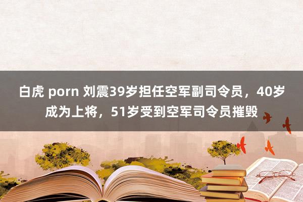 白虎 porn 刘震39岁担任空军副司令员，40岁成为上将，51岁受到空军司令员摧毁